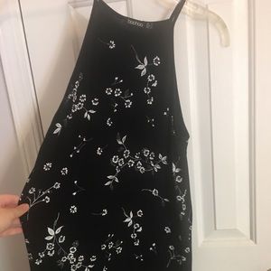 Floral Halter Neck Dress